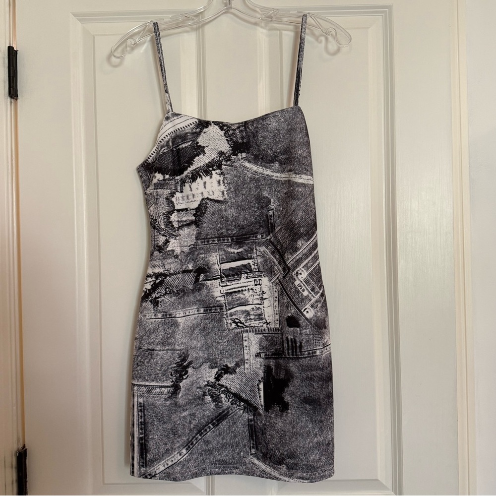 Superdown Gray Mini Dress